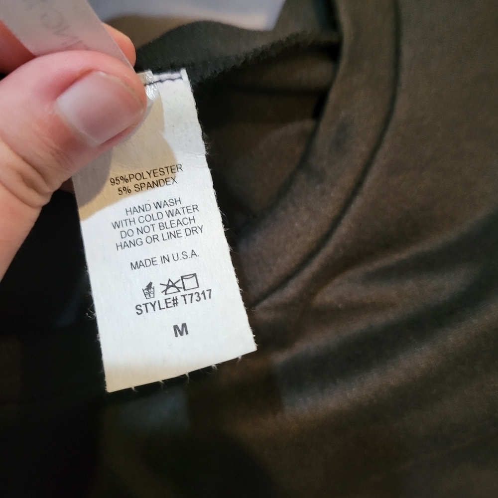 Acting Pro Black Bishop Long Sleeve Workwear Casual Tee | Medium - Picture 7 of 7